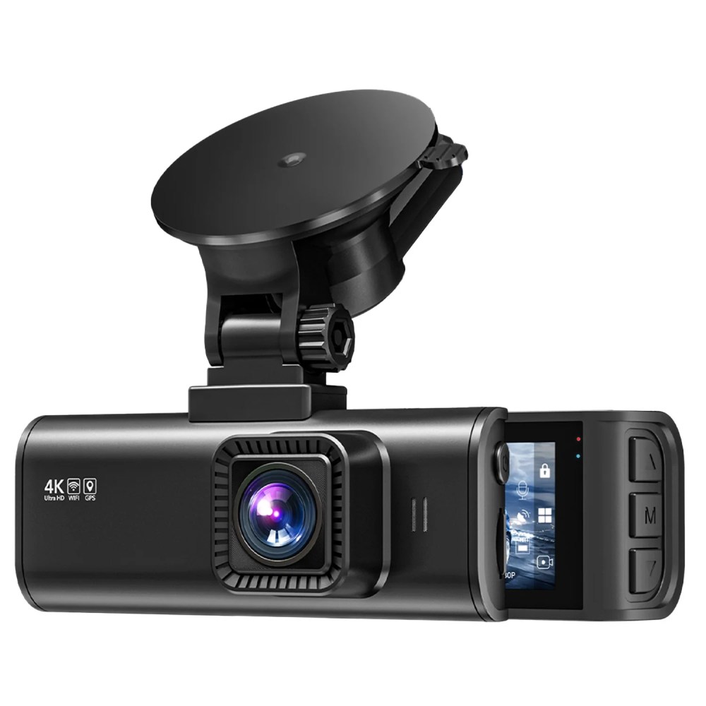REDTIGER Dash Cam for Cars, 4K/2.5K Full HD Car Camera Dash Cam, 3.16" IPS Screen Dash Cam, Dashcam Built-in Wi-Fi GPS, Night Vision, Loop Recording, Vehicle, Parking Mode, Free 32GB Card - Image 3