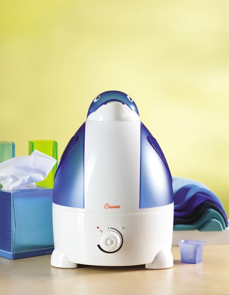 Crane Adorable Ultrasonic Cool Mist Humidifier,1 Gallon,500 Sq ft Coverage,24 Hour Run Time - Penguin - Image 6