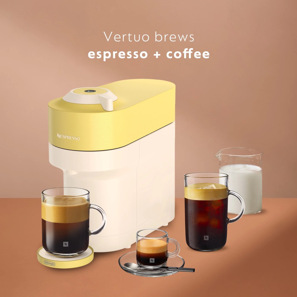 Nespresso Vertuo Pop Summer Limited Edition by De'Longhi,Pastel Yellow - Image 5