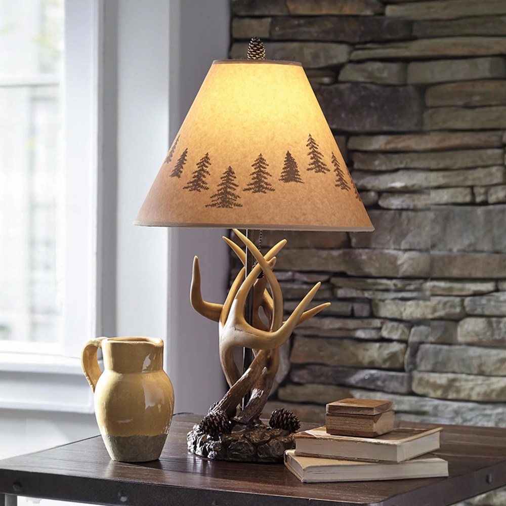 Signature Design by Ashley Casual Derek Table Lamp (Set of 2) Brown - Image 2