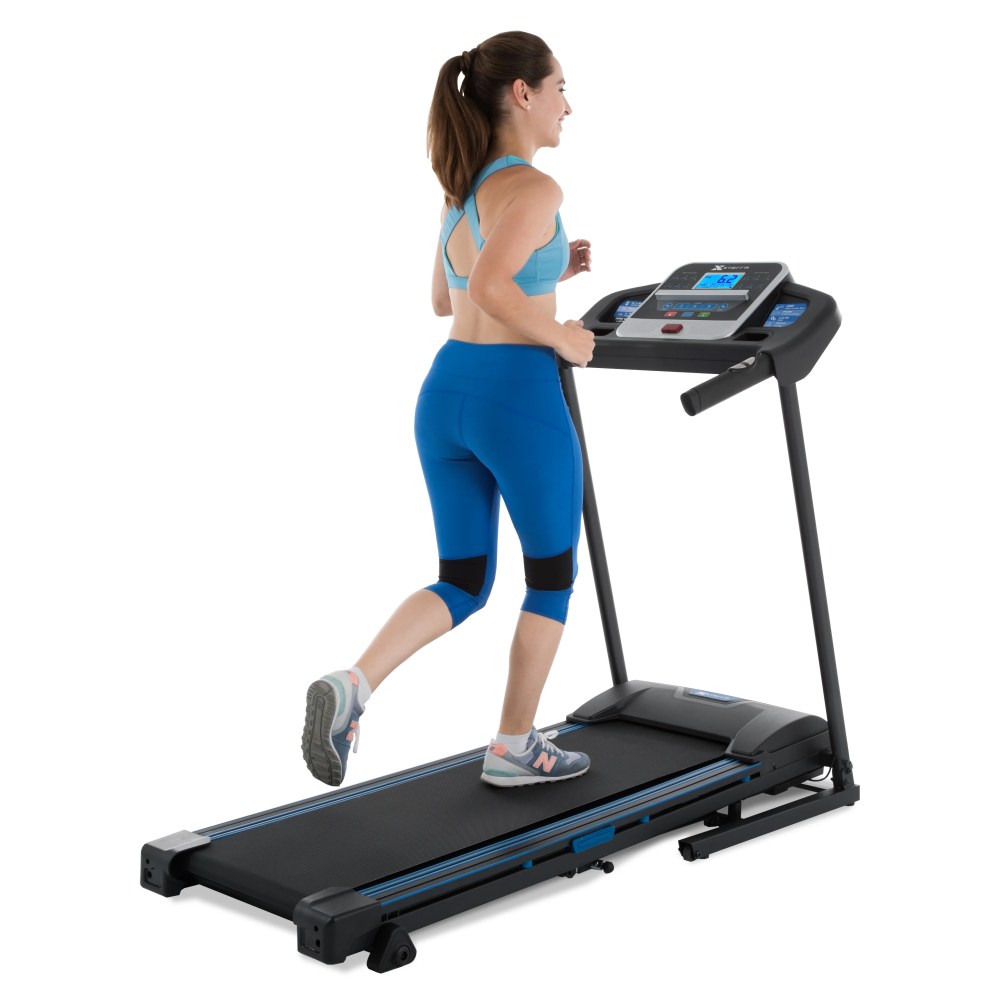 XTERRA Fitness TR200 Folding Treadmill: Xtrasoft Cushioned Deck,  5.5" LCD Display,  3 Manual Incline Levels