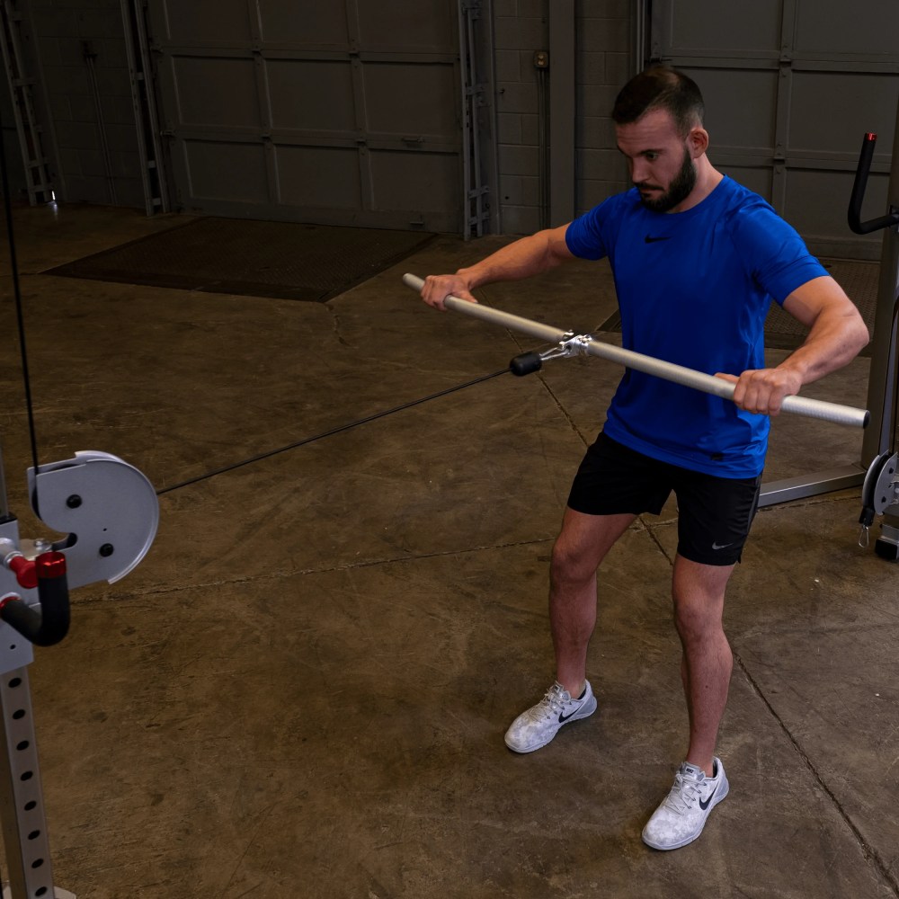 Body-Solid Tools MB148A - Aluminum Lat Bar - Image 3