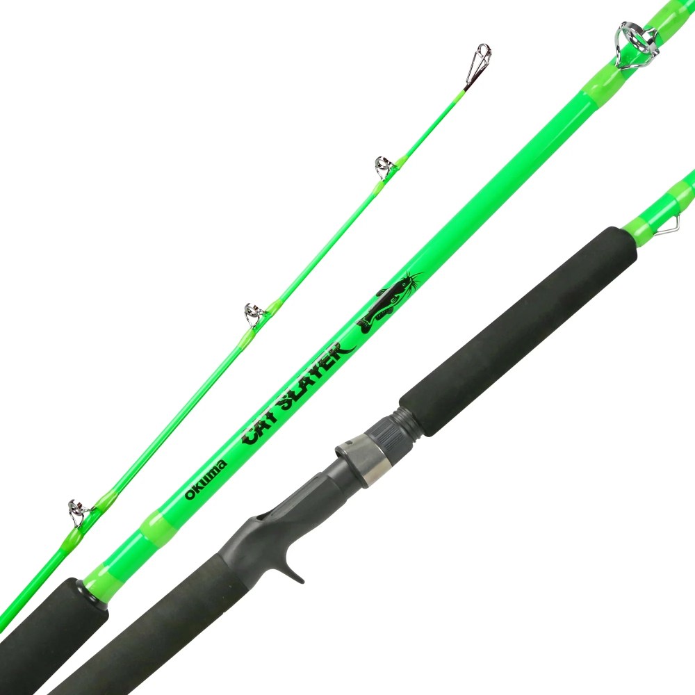 Okuma Cat Slayer 7'6" MH 2-Piece Spinning Fishing Rod