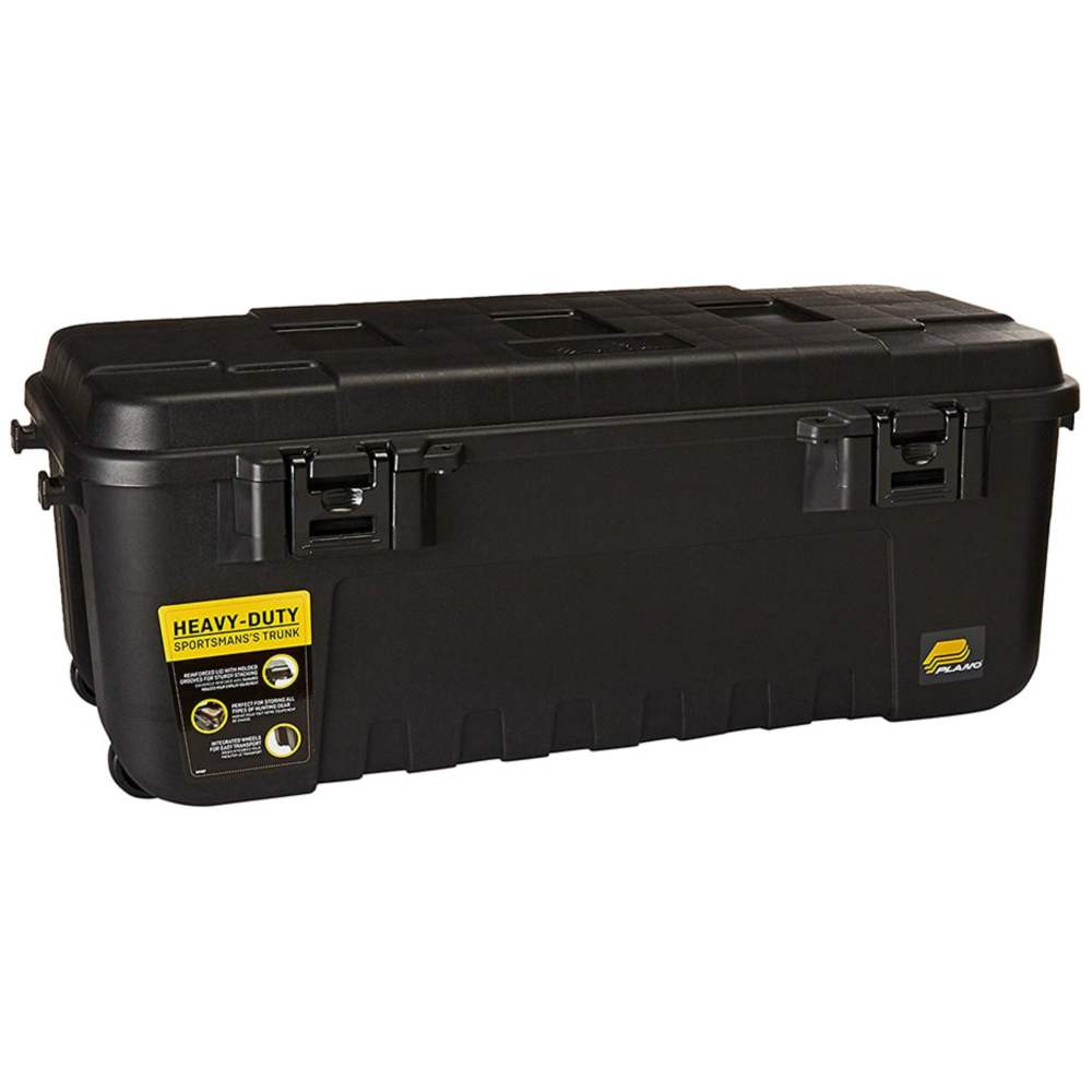 Plano Sport Locker Black Fishing Tackle Box with 1 Tray, 1 Compartment