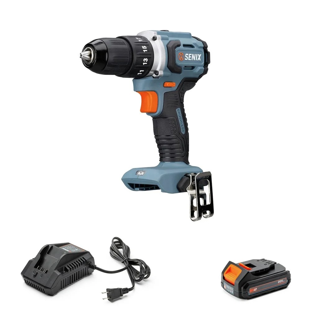 20V MAX Brushless Lithium-Ion 1/2 in. Cordless Drill Driver Kit (2 Ah)