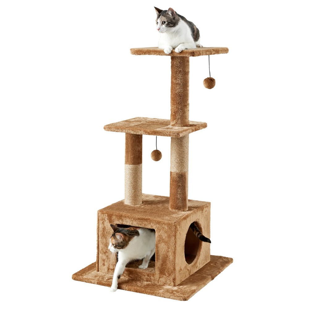 Two by Two Willow 43.7-inch Cat Tree, Cat Tower, Scratching Post, Perch & Playground - Image 13