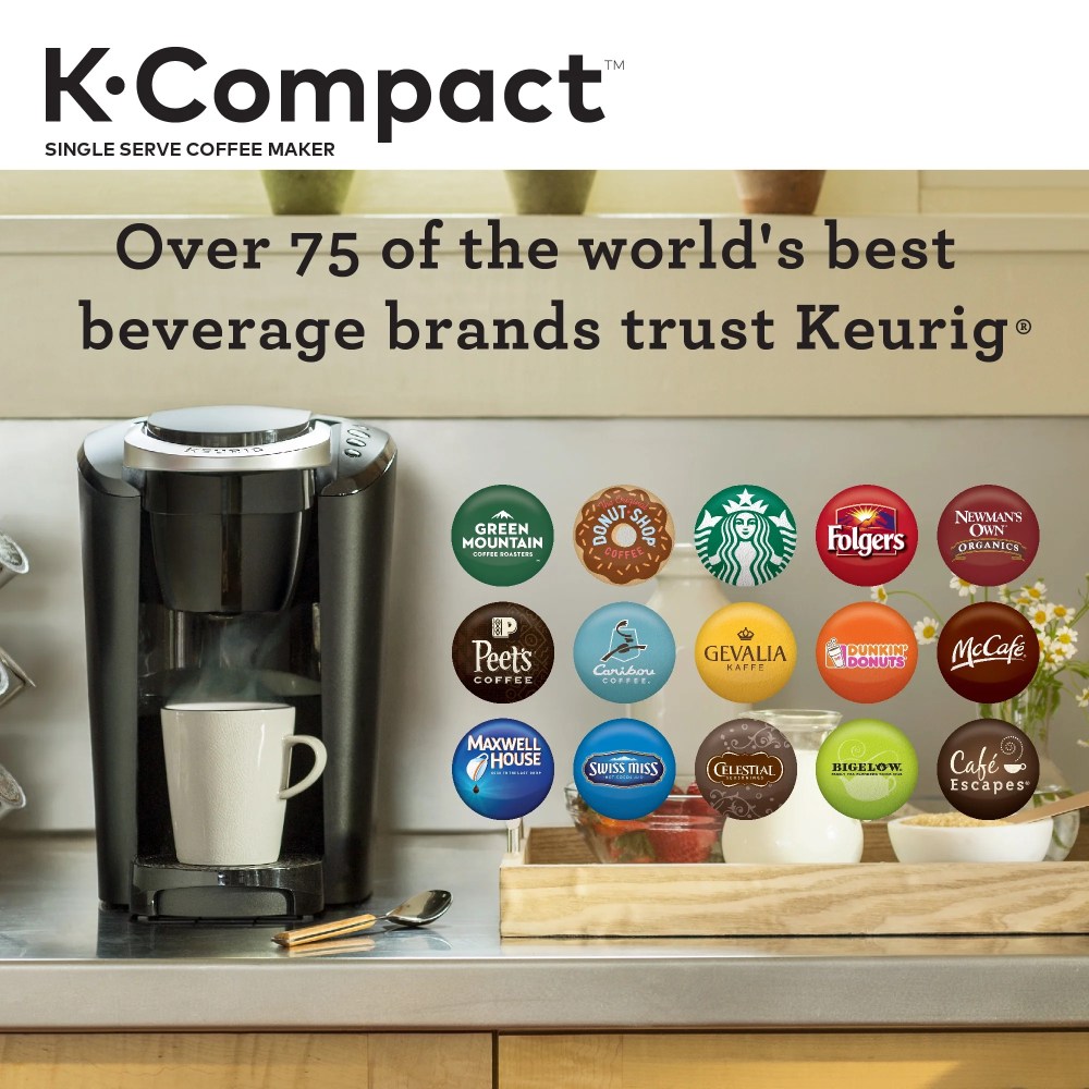Keurig K-Compact Single-Serve K-Cup Pod Coffee Maker,Black - Image 8