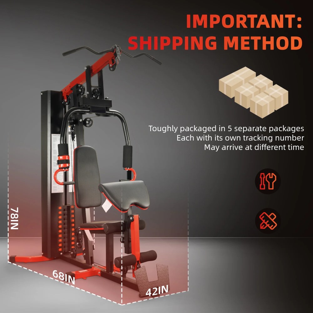 Signature Fitness LX750/LX760 Multifunctional Home Gym Trainer-Full-Body Workout Station with 122.5LB Weight Stack, Includes Installation Video - Image 2