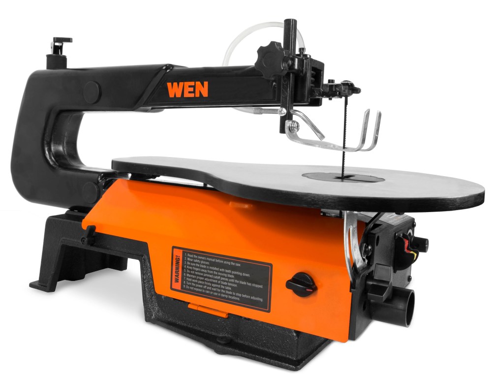 WEN 16-Inch Variable Speed Scroll Saw with Easy-Access Blade Changes,3922