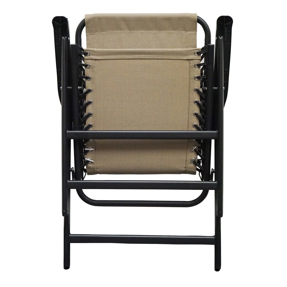 Suspension Folding Chair Beige 2pk - Image 8