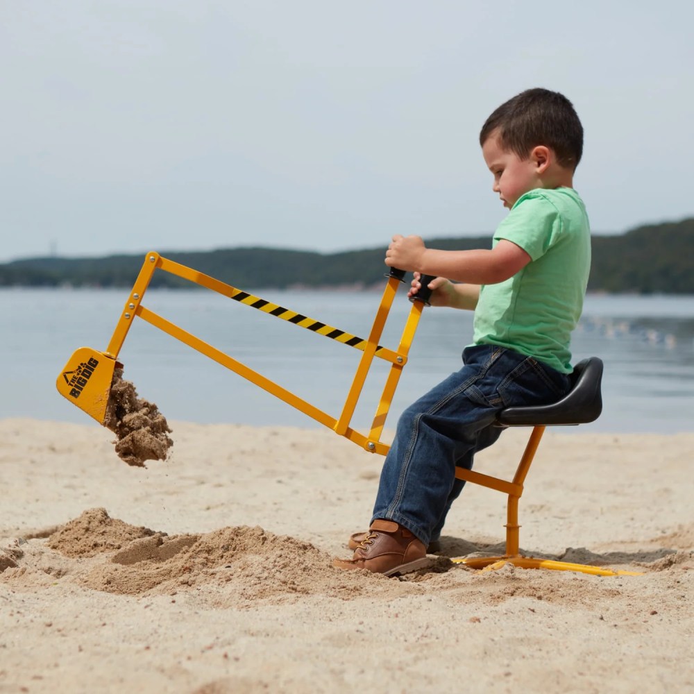 Big Dig 100-1 Sandbox Digger Excavator Crane with 360 Degree Rotation (2 Pack) - Image 2