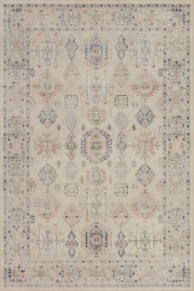 Loloi II Hathaway Printed Oriental Beige / Multi Area Rug