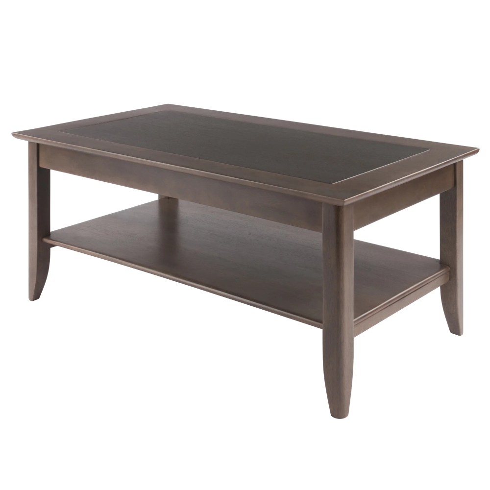 Winsome Wood Santino Coffee Table,Oyster Gray