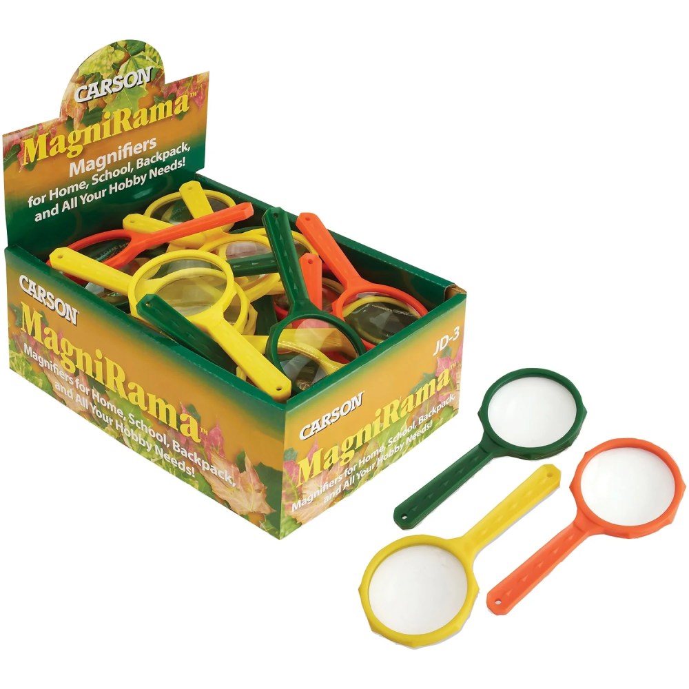 Carson MagniRama 50mm 3x Magnifying Glasses - Pack of 50 - Image 6