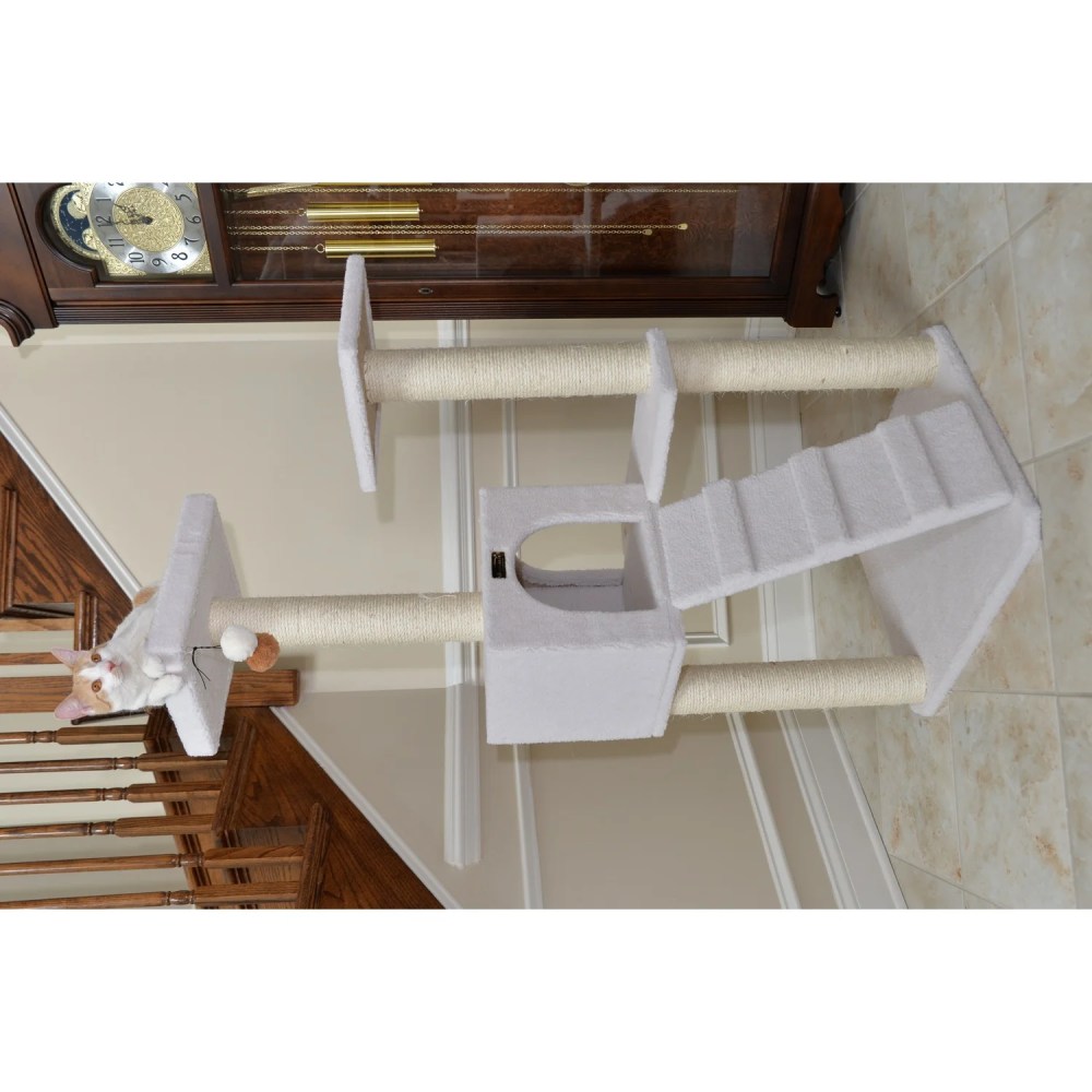Armarkat Classic Cat tree B5301 53 Inch, Ivory - Image 4