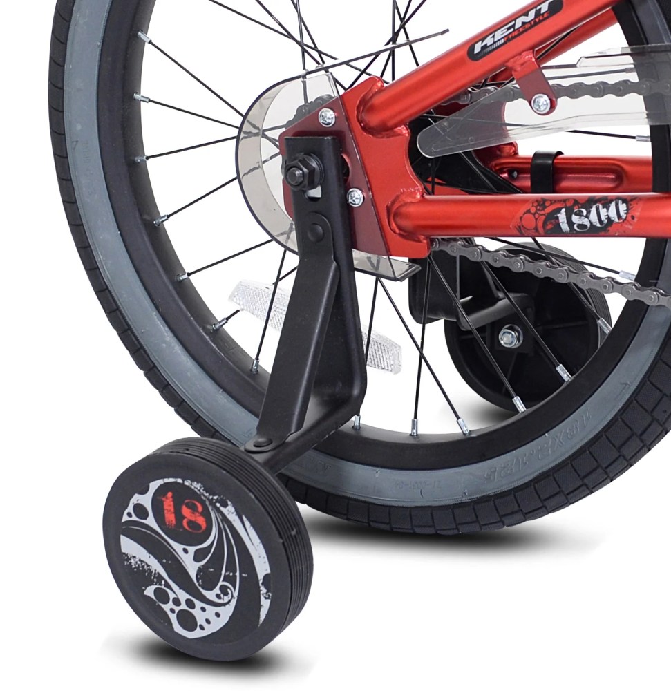 18" Kent Abyss Boy's Freestyle BMX Bicycle, Kids Age 5-7 Years, Red - Image 9
