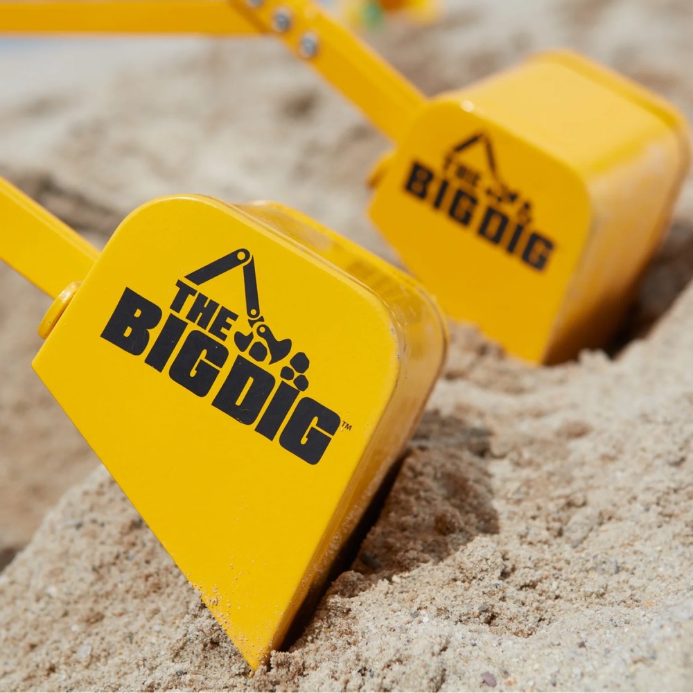 Big Dig 100-1 Sandbox Digger Excavator Crane with 360 Degree Rotation (2 Pack) - Image 7
