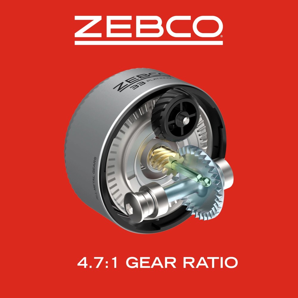 Zebco 33 Platinum Spincast Reel and Fishing Rod Combo, 6-Foot 2-Piece Rod, Size 30 Reel, Silver - Image 11