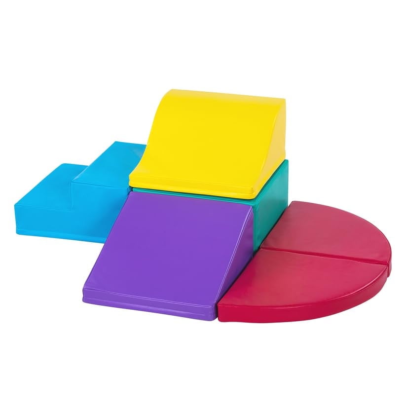 New Bounce Toddler Climbing Toys - Soft Play Set for Kids - Foam Climbing Blocks - Safe Soft Gym Equipment - Great for All Ages