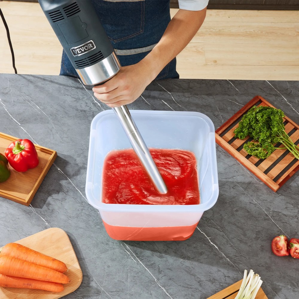 VEVOR Commercial Immersion Blender Heavy Duty Hand Mixer 750W Variable Speed