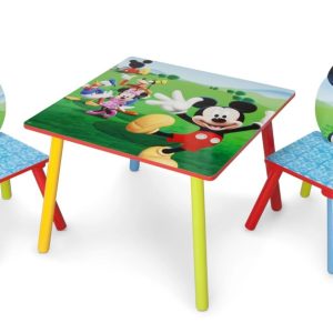 Delta Children Kids Table and Chair Set, Disney Mickey Mouse
