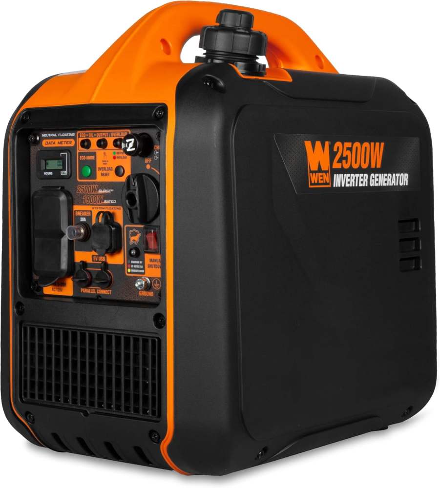 WEN 2500-Watt Inverter Generator,Quiet,Portable,and Lightweight with Fuel Shut Off and CO Watchdog (56250iX)