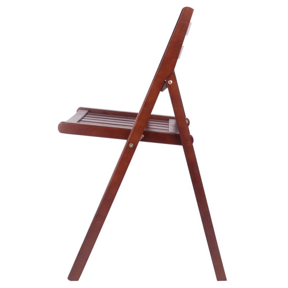 Winsome Robin 4-PC Folding Chair Set,Walnut Finish - Image 3