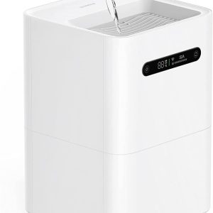 smartmi Evaporative Humidifiers Cool No Mist Humidifiers for Bedroom Air Humidifiers for Baby 4L Top Fill Self-Cleaning Quiet Smart APP Control Auto Shutoff Air-drying Shockproof White