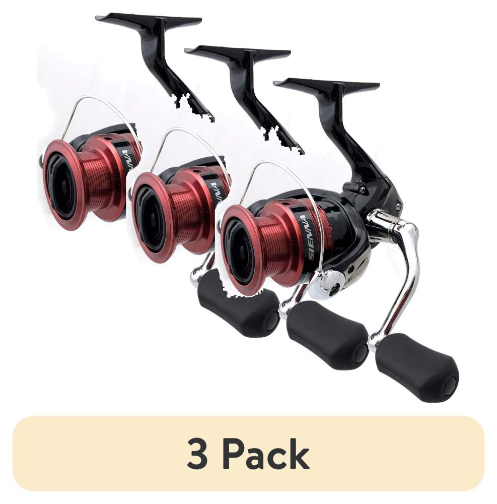 (3 pack) Shimano Fishing SIENNA 500 FG CLAM Spinning Reels SN500FGC