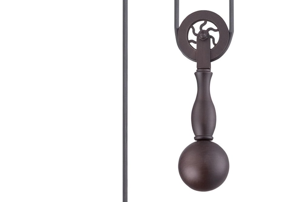 P400-ABZ Craftmade Lighting Pulley - One Light Mini Pendant - 11.75 inches wide by 6.88 inches high-Aged Bronze Brushed Finish - Image 6