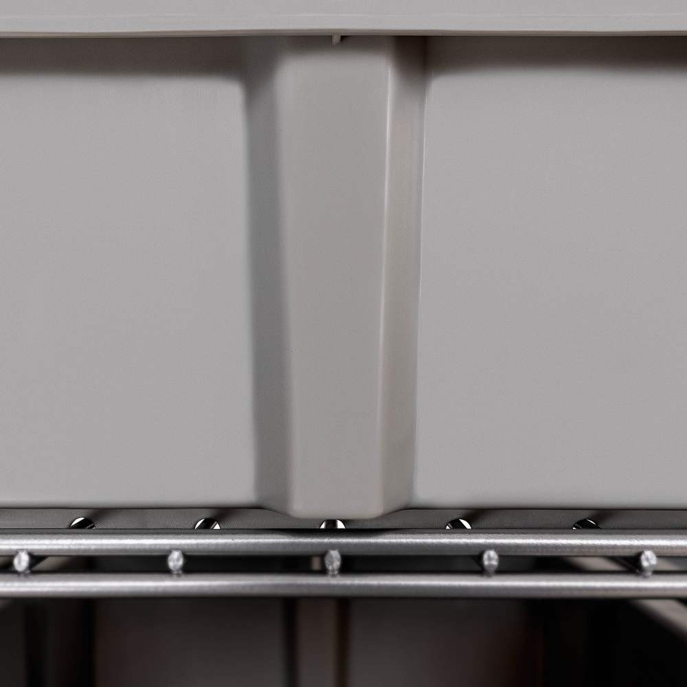 Seville Classics Extra-Wide 7-Tier NSF 21-Bin Rack, 48" W x 14" D x 56" H, Gray - Image 4