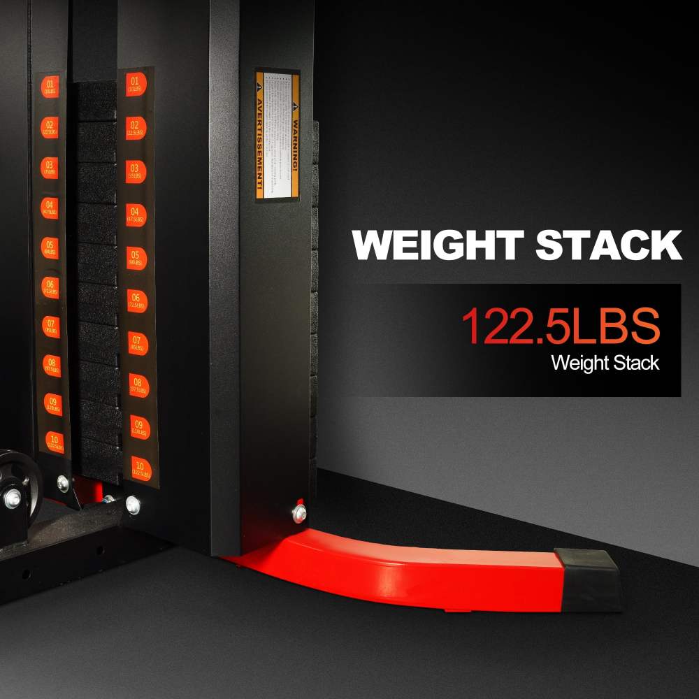Signature Fitness LX750/LX760 Multifunctional Home Gym Trainer-Full-Body Workout Station with 122.5LB Weight Stack, Includes Installation Video - Image 6