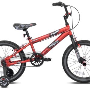 18" Kent Abyss Boy's Freestyle BMX Bicycle, Kids Age 5-7 Years, Red