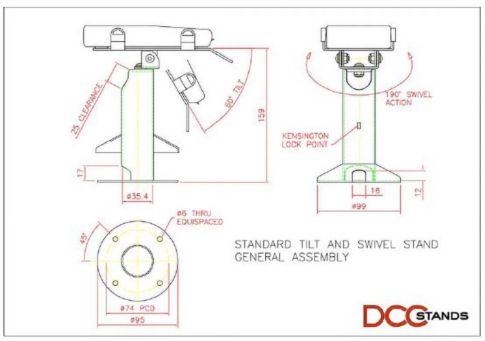 Clover Mini / Clover Mini 3 Swivel and Tilt Stand - Image 6