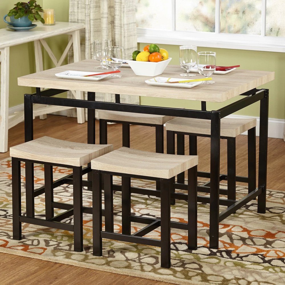5-Piece Delano Dining Set,Natural - Image 2
