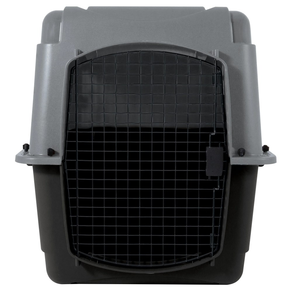 Petmate Pet Porter Traditional Travel Dog Kennel Portable Plastic Carrier, Medium to Large 36" for Dogs 50-70 lb, Gray - Image 9
