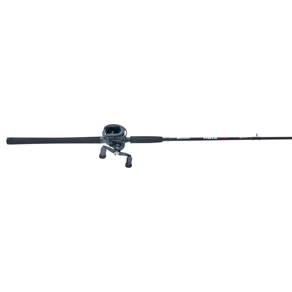 Abu Garcia Max Baitcast Fishing Combo, 8'6" X Heavy Rod, Right-Handed Reel