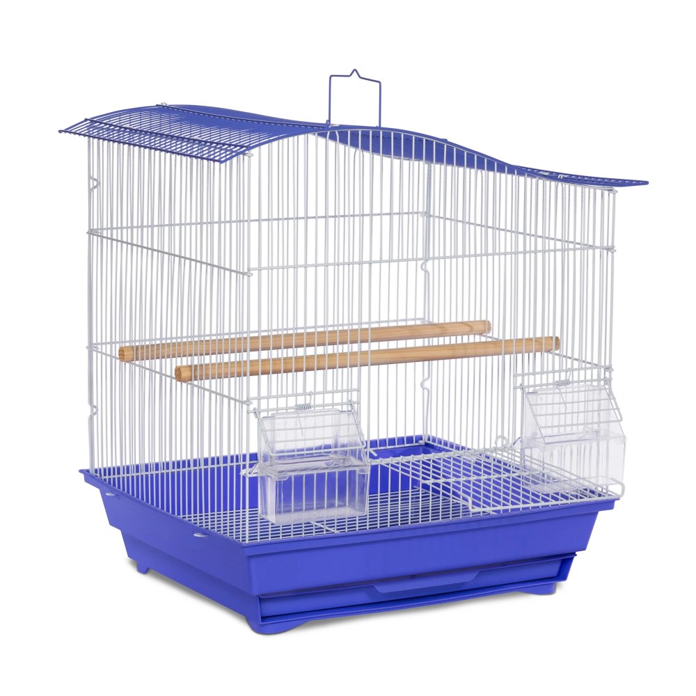 Prevue Pet Products Soho Wave Top Roof Blue & White Bird Cage SP41613B/W - Image 5