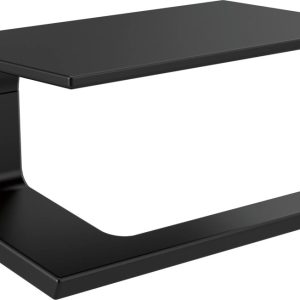Delta Pivotal Tissue Holder with Shelf,Matte Black