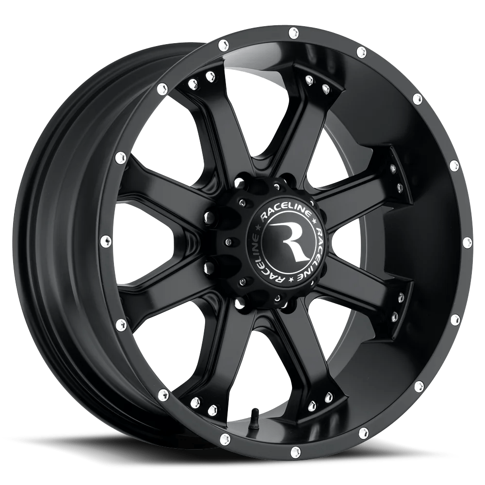 Raceline 991B-ASSAULT 17" Cast Aluminum Wheel, ASSAULT BLACK 17X9 6X5.5 25mm (6"B/S) Fits select: 2015-2018 CHEVROLET SILVERADO K1500 LT, 2014 CHEVROLET SILVERADO K1500