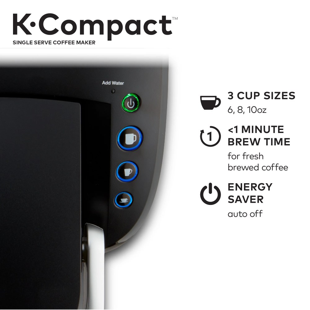 Keurig K-Compact Single-Serve K-Cup Pod Coffee Maker,Black - Image 4