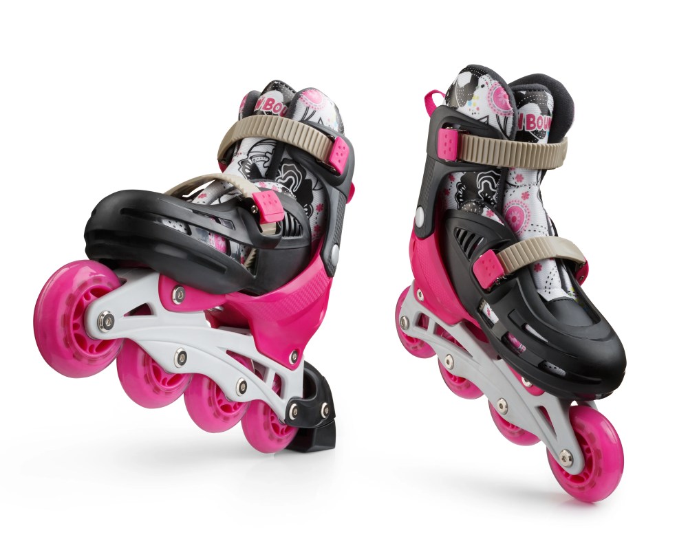 New Bounce Adjustable Inline Skates for Kids - Premium Roller Blades, 4 Wheels, Comfortable Fit, Easy-to-Use Skates, Pink - Image 5