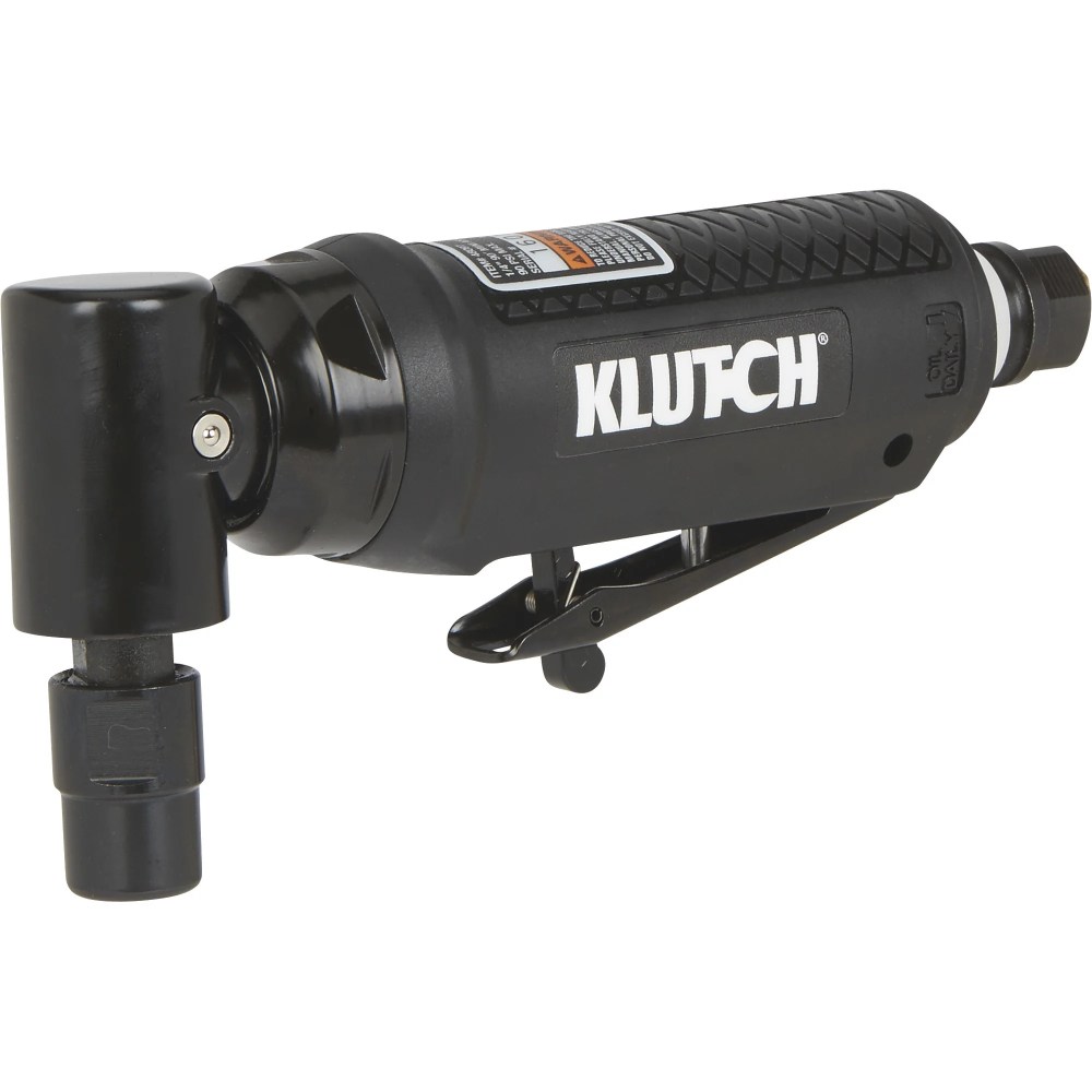 Klutch 1/4in. 90'Air Mini Die Grinder,20, 000 RPM,Angle Head,4 CFM