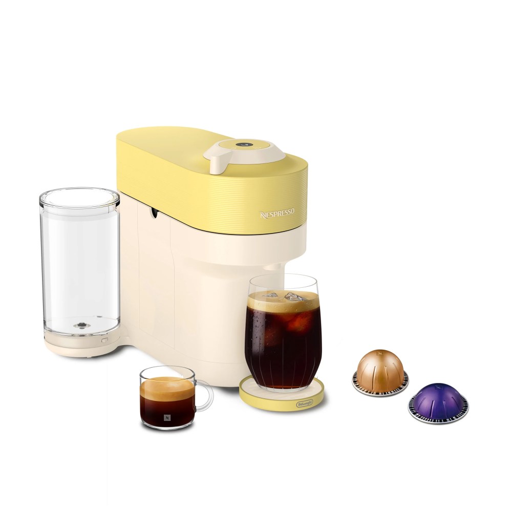 Nespresso Vertuo Pop Summer Limited Edition by De'Longhi,Pastel Yellow