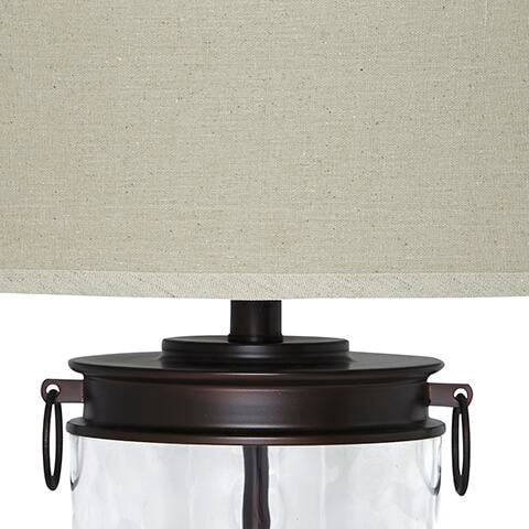 Signature Design by Ashley Casual Tailynn Table Lamp Clear/Bronze Finish - Image 4