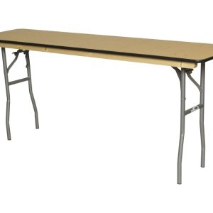 Table - 6'X18" WFT Series Russian Birch Wood - Rubber Edge