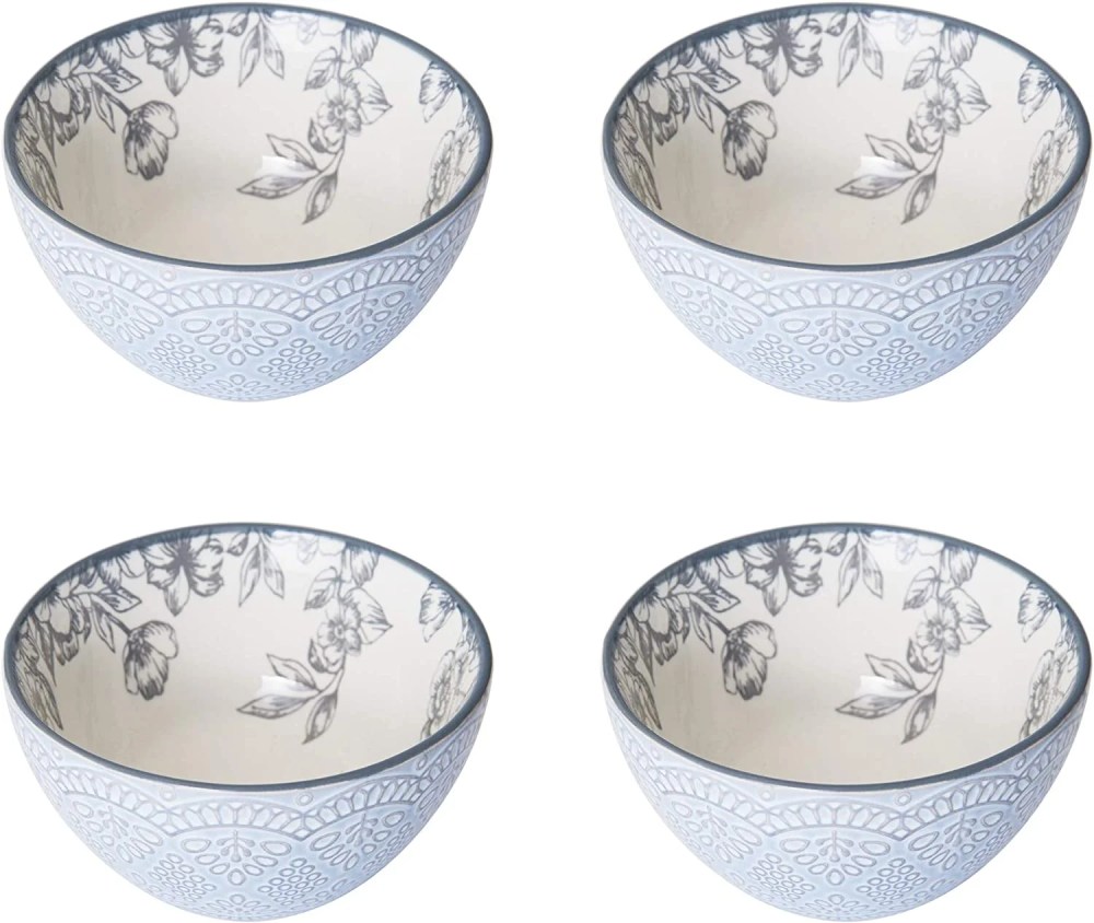 Pfaltzgraff Gabriela Gray 16-Piece Stoneware Dinnerware Set, Service for 4 - ,Gabriela Grey - Image 8