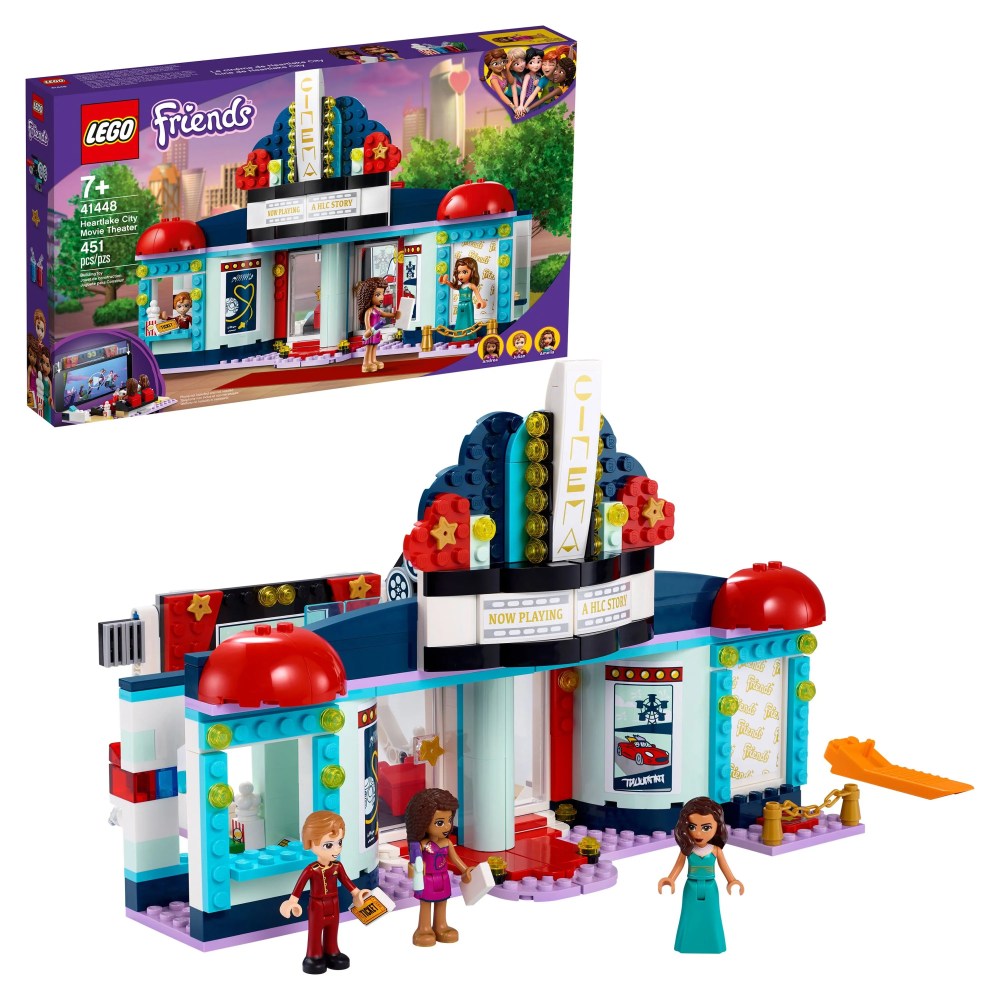 LEGO Friends Heartlake City Movie Theater Set 41448 Building Toy Great Gift for Kids (451 Pieces)