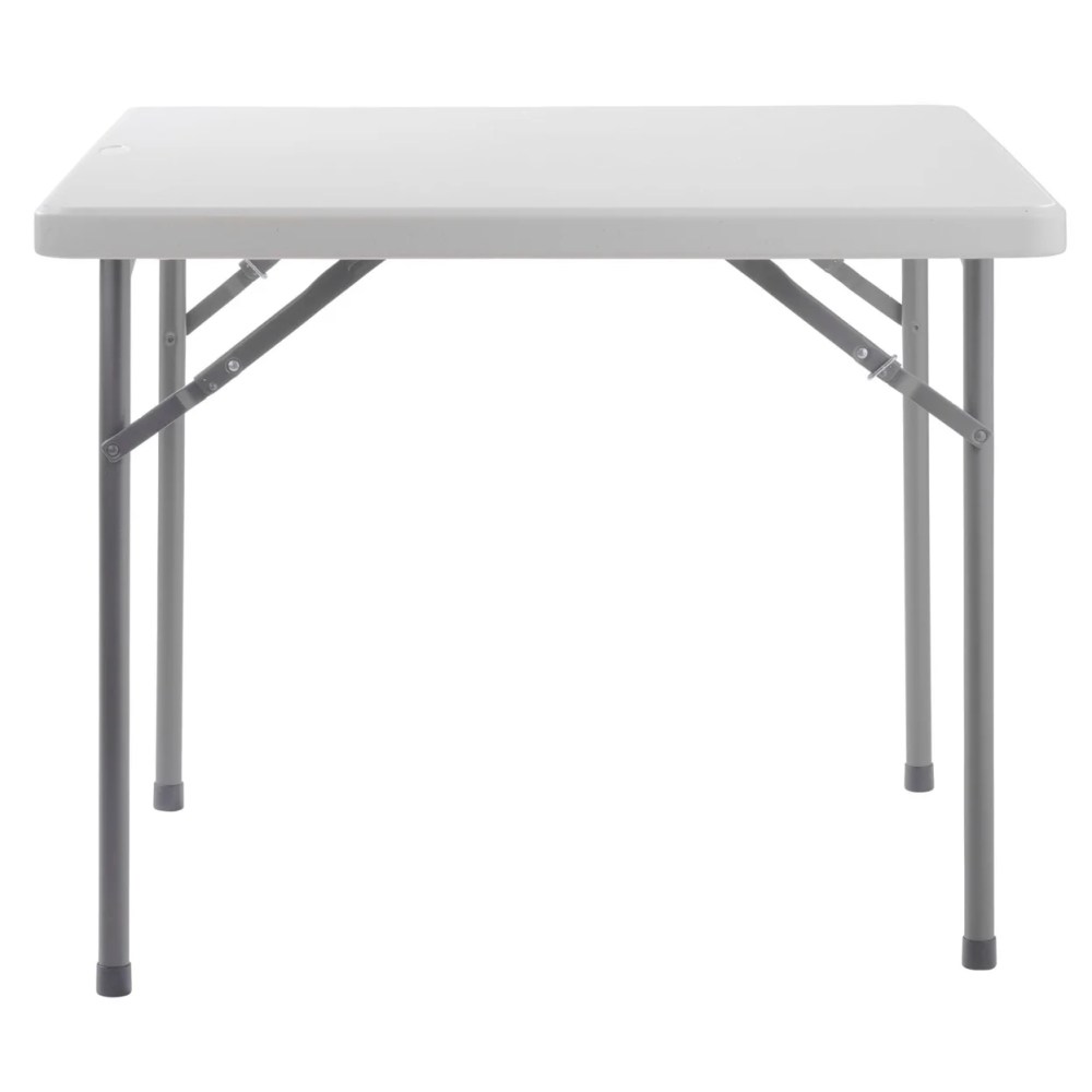 36" x 36" Heavy Duty Folding Table - Speckled Grey - Image 4