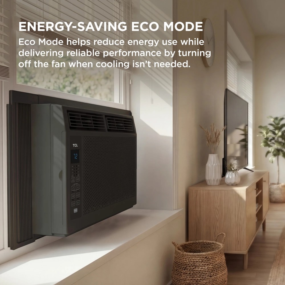 TCL 5, 000 BTU Window Air Conditioner (Black) - 150 Sq ft, LED Display, Included Remote, Compact, Dorm Friendly - W5W3M-B - Image 19